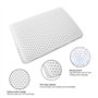 Oreiller de bain, oreillers de spa de qualité supérieure avec coussins ergonomiques pour le cou et la tête, coussins de bain ant