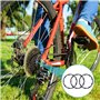 SacJkt Rondelles de Roue Libre de vélo, entretoise de moyeu de Volant dinertie de Cassette, 3 pièces rondelle de Support de péda