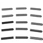 feedal Lot de 170 cubes d'affichage de prix réglables pour bijoux, montres, bagues, prix en dollar, noir