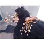 3 Pièces Peigne de Mariée en épingle à Cheveux, Ensemble Pinces Cheveux Mariée, Peigne à Cheveux Mariage en Perles, pour Les Acc