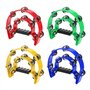 JOIKIT Lot de 4 tambourins à double rangée de 230 x 200 x 48 mm