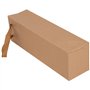 KEILEOHO Lot de 40 sacs à vin en papier kraft, 11 x 9 x 35 cm, sacs cadeaux pour bouteille de vin, sacs cadeaux de vin avec poig