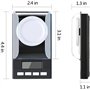 Hotloop Balance de Precision Milligrammes 50 x 0.001g Mini Balance de Bijoux Professionnelle, Balance de Cuisine avec étui, Pinc
