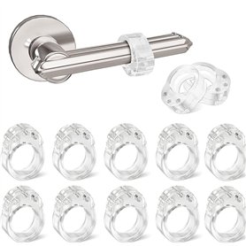12 Pièces Porte en Silicone Anti-Poignée Protection Poignee Porte De Mur Et De Meubles de fenêtre