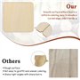 QUOTRE Lot de 55 plaques en bois non finies pour travaux manuels, disques en bois non verni de différentes formes, décoration po