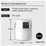 2PCS Contenants Cosmétiques Vide Pots Cosmétiques Boîtes Cosmétiques Pot Vide Cosmétique en Plastique Bouteille Echantillon Pots