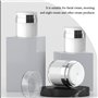 2PCS Contenants Cosmétiques Vide Pots Cosmétiques Boîtes Cosmétiques Pot Vide Cosmétique en Plastique Bouteille Echantillon Pots