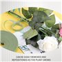 25 m Attaches de Jardin pour Plantes,10 mm Liens de Plantes Bande de Fixation Réutilisable pour Jardin Maison Bureau, Attache po