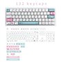 XDA Profile PBT Keycap Dye Sublimation Keycaps Set pour Clavier de Jeu Mécanique