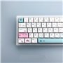 White Keycaps 132 Touches Baromètre Keycaps, XDA Profile PBT Keycap Dye Sublimation Keycaps Set pour Clavier de Jeu Mécanique, C