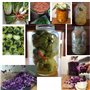 myFERMENTS Bocaux en Verre Avec Couvercle - Grand Mason Jar de 4.25 l- Bouteille à Large Goulot pour Infuser de Gros Morceaux de