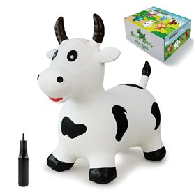 Cheval sauteur gonflable avec pompe à main