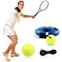 Un entraîneur de Tennis Fait rebondir la Balle, Un entraîneur de Tennis avec 2 balles rebondissantes, Un Sol de Tennis Portable 