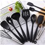 TAVADA Ustensiles de Cuisine,49pcs Ustensiles de Cuisine Silicone avec 20 Crochets en S,Batterie de Cuisine antiadhésive Anti-Ra