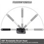 Brosse Nettoyage Voiture Extensible de Pare-Brise, Kit Nettoyage Voiture avec 4 Brosse Lavage Voiture en Microfibre, Brosse de F