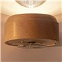 OurLeeme Boîte à Musique, Boule de Cristal avec veilleuse de Nuit Boîte à Musique avec Socle en Bois pour projecteur à Del pour 