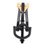 Nikou Support de saxophone alto, support de trépied de saxophone ténor alto réglable pliable en métal