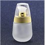 Lot de 2 flacons en verre vides rechargeables avec pompe pour cosmétique 30 ml