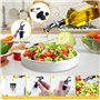 KIMIGO Lot De 4 Bouteille Huile Olive,500ml Distributeur D'huile D'olive,Récipient Vinaigre en Verre avec Bec Verseur,Entonnoir 