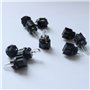 Weihong 10 pièces lampe de support de lampe en verre W2W T5 12V 2W lampe de signalisation incandescente lampe de voiture halogèn