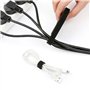10M Nylon attache câble, scratch cable, attache cable, réutilisables serre cable, résistante à la température, sangles Multi-usa