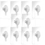 Lot de 10 Accroche Tableau Sans Percer
