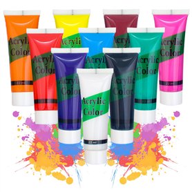 10 Couleurs Peinture Lavable