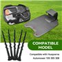 ARTGUTS Lot de 10 vis de station de charge pour tondeuse à gazon, accessoires pour tondeuse à gazon, vis saboteur, compatibles a