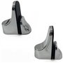 Supports de Fixation RéGlables Pince De Support De Verre Clamp - 4 Pcs Alliage de Zinc Miroir Salle Bain Fixations Clip pour éta