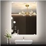 support de miroir mural