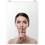 clip en verre pour accrocher une enseigne en acry