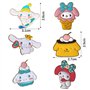 dessin animé mignon animal en alliage broche badge boucle sac à dos décoration bric