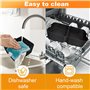 Moule Silicone Air Fryer pour Ninja Foodi Flex 10.4 L AF500EU,14 Pièces Accessoires Air Fryer Inclus (1×10.4L + 2×5.2L),Compatib