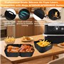 Moule Silicone Air Fryer pour Ninja Foodi Flex 10.4 L AF500EU,14 Pièces Accessoires Air Fryer Inclus (1×10.4L + 2×5.2L),Compatib