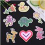 GIDWRIY 15 Pièces Plaque Perle A Repasser 5 MM,Support Perles à Repasser Animaux,Modele Perle A Repassers,Forme D'Animal pour Pe