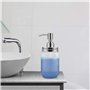 juehu Ensemble de 2 distributeurs de Savon en Verre Transparent Distributeur Savon Mousse avec Pompe en Acier Inoxydable antirou