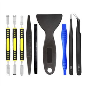 Kit de réparation professionnel pour ouverture et réparation - Sans nylon - Pour écran en acier et pince à épiler antistatique p