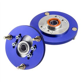 maXpeedingrods Camber plate pour E36 Kit Suspension Combinés Filetés Bleu