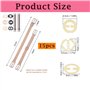 6 Antidérapant Bra Straps Elastic Réglable Attache Soutien Gorge +9 Boucles Dos Nageur pour Femmes So