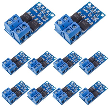 EPLZON MOSFET Switch Drive Module DC 5V-36V 15A (Max 30A) 400W FET Trigger Switch Drive Module Board 0-20KHz PWM Réglage Electro