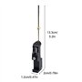 DONGKER Clicker de Tir À l'arc,Clicker de Bâton de Sonnerie en Métal Réglable pour la Plage de Pratique de Chasse de Compétition