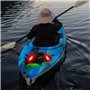 Lot de 6 Feux de Navigation pour Bateau,Lumière de Sécurité LED a Clip sur Stroboscope/Feux de Circulation,6 Types de Modes Clig