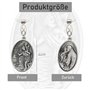 YUJUE Porte-clés Saint Christophe, Plaque Saint Christophe, Saint patron des conducteurs et des voyageurs - pendentif de protect