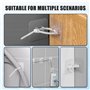 20 pièces Serre-Câbles Auto Adhésif, Attaches de Câble, Support de base autocollant, Serre-câbles multi-usage, Convient pour les