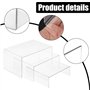 APPCXOKL Présentoir en Acrylique 6 Pièces - Présentoir Robuste en Acrylique, Étagère de Présentation Transparente