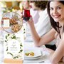 Idéal comme Porte-nom pour Table et Porte-menu pour Mariages