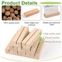 SEPWGUMD Porte-carte et porte-photo en Bois - Lot de 12, Idéal comme Porte-nom pour Table et Porte-menu pour Mariages, Petit et 