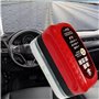 wzkhlsy 2 Pièce Film Oléophobe pour Vitre d'Automobile, Brosse De Nettoyage De Film D'huile Automobile, Automotive Oil Film Clea