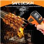 -58 °F ~ 1112 °F (-50 °C ~ 600 °C) Sans Contact Thermomètre Laser Emissivité Réglable Thermomètre Fronta