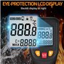 Thermomètre Infrarouge, -58 °F ~ 1112 °F (-50 °C ~ 600 °C) Sans Contact Thermomètre Laser Emissivité Réglable Thermomètre Fronta